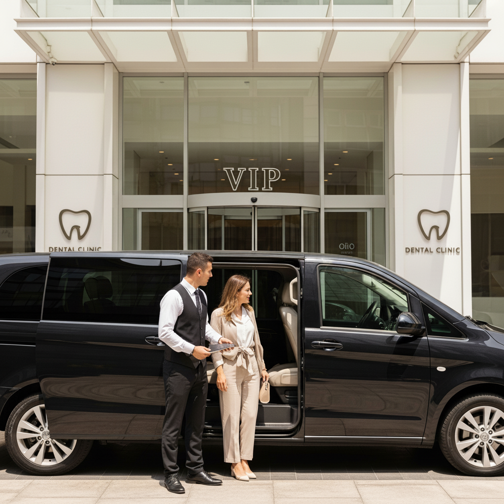 Tanden Maken in Turkije begint met een comfortabele en volledig verzorgde VIP-transfer service