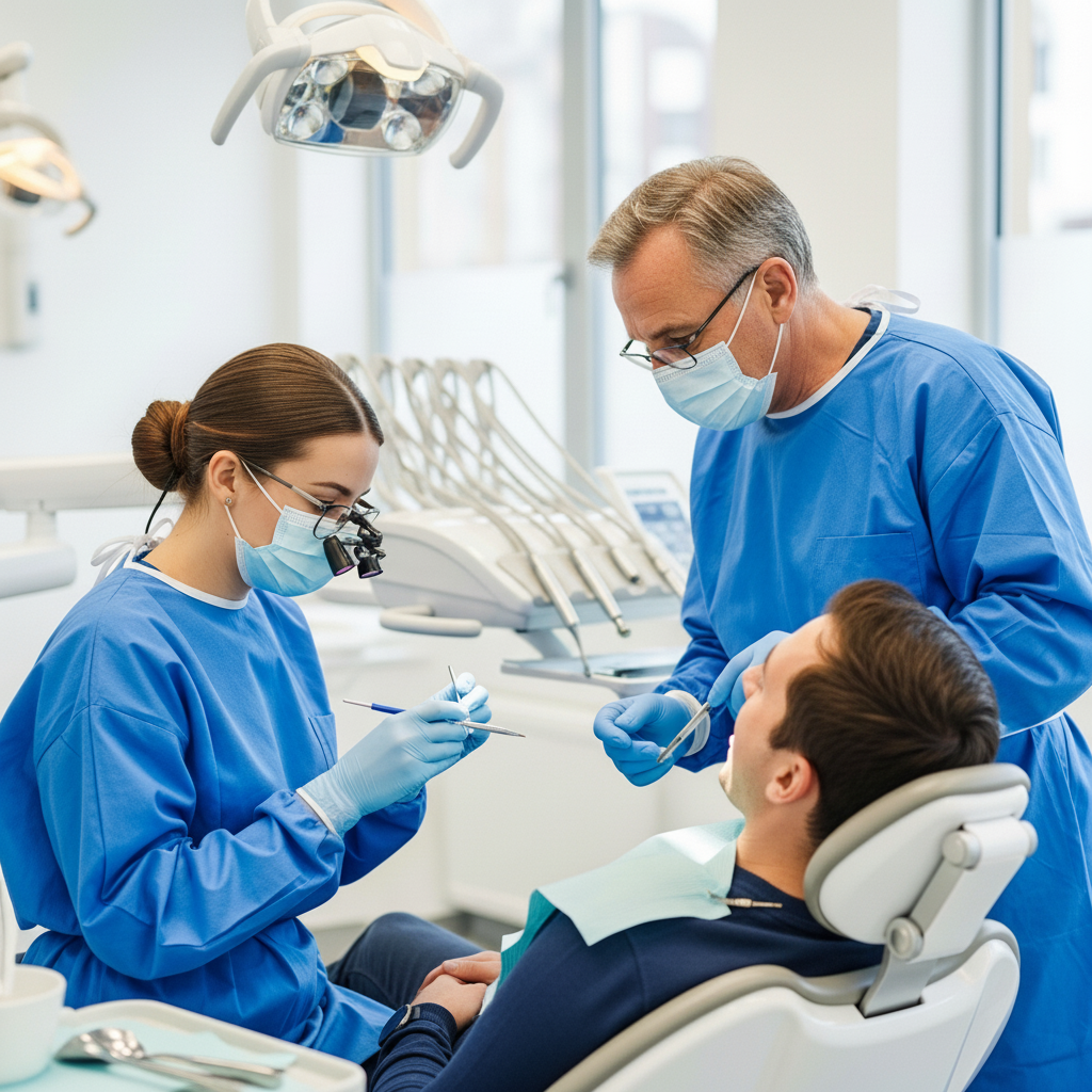 Goedkope Tandarts gevonden via een universitaire kliniek waar studenten behandelen onder professionele supervisie