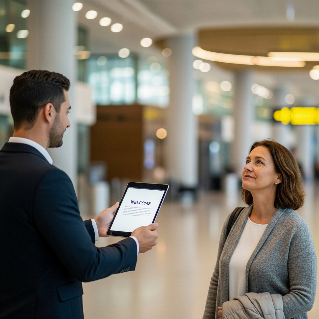 naar Turkije Vliegen voor een behandeling begint met een zorgeloze, professionele ontvangst op de luchthaven