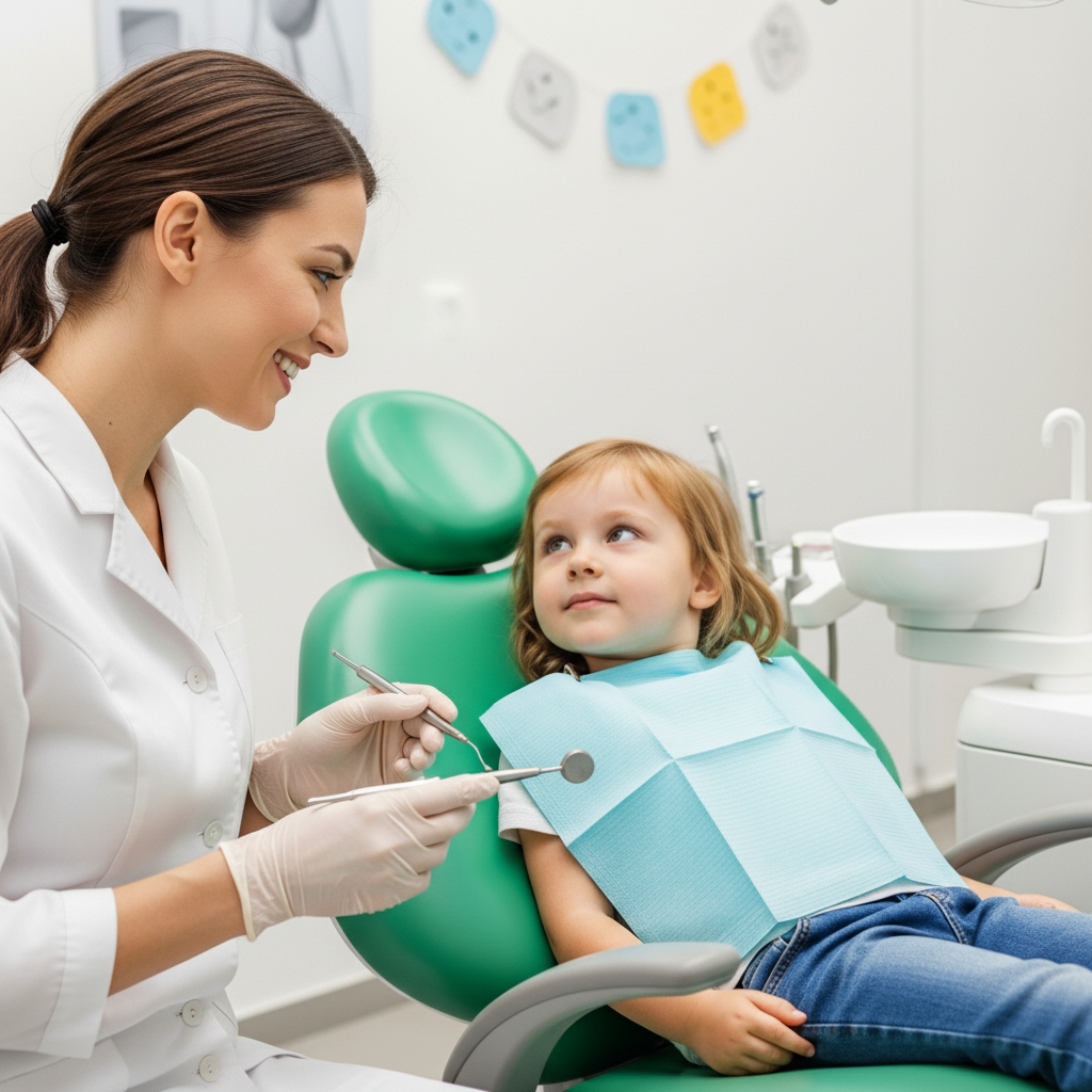 Kindertandarts Nederland focust op gedragsbegeleiding, waarbij kinderen rustig wennen aan de tandarts en de instrumenten.