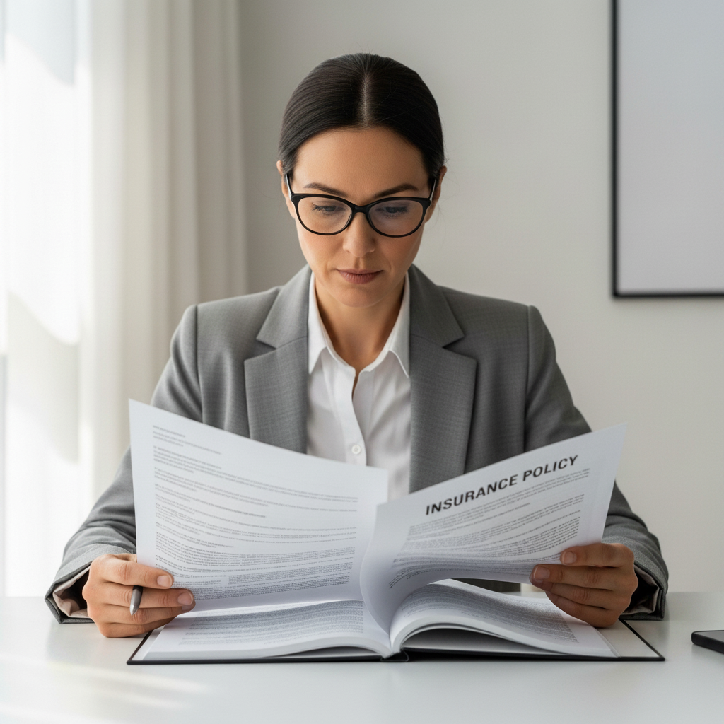 Tandartsverzekering Nederland: Een persoon leest aandachtig de polisvoorwaarden voor een weloverwogen beslissing over zorg.
