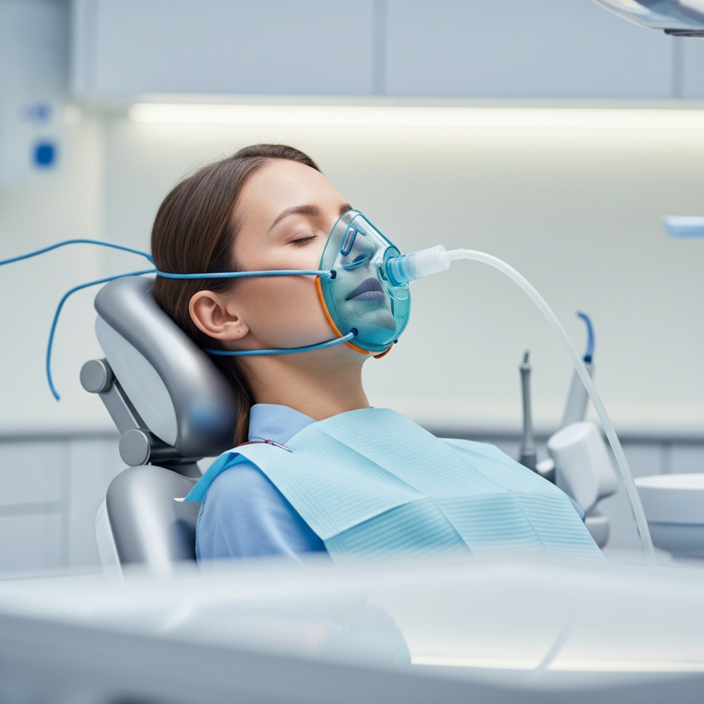 Angst voor de Tandarts, effectief verminderd door lachgassedatie tijdens een moderne tandheelkundige behandeling