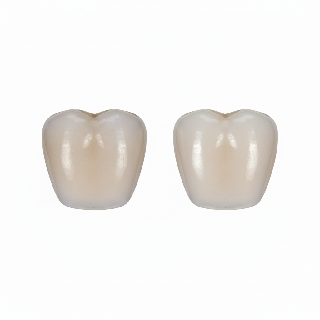 Kosten Facings: een visuele vergelijking tussen composiet en porseleinen veneers voor een weloverwogen keuze.