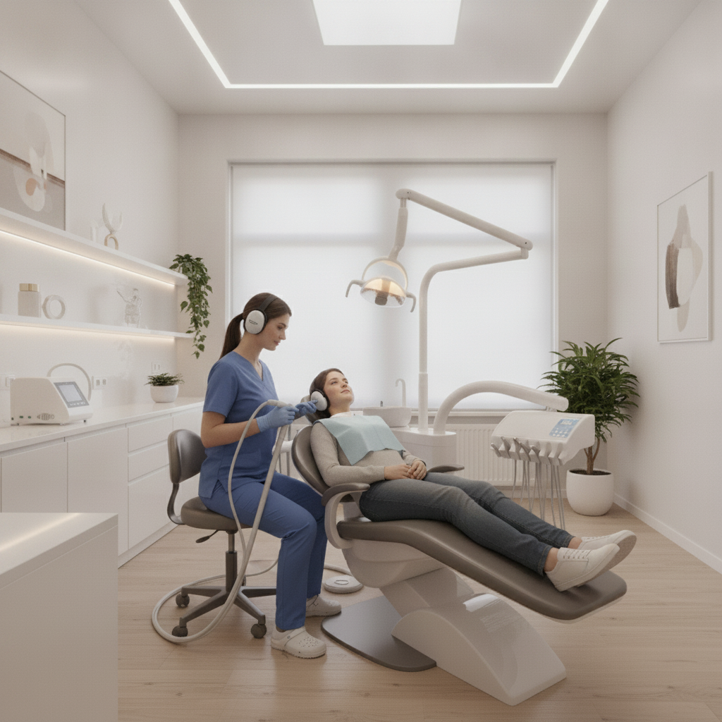 Comfortabele tandheelkunde met moderne technieken Zijn Tandbehandelingen Pijnlijk? Dankzij moderne pijnbeheersingstechnieken zijn tandartsbehandelingen tegenwoordig comfortabel en vrijwel pijnloos.