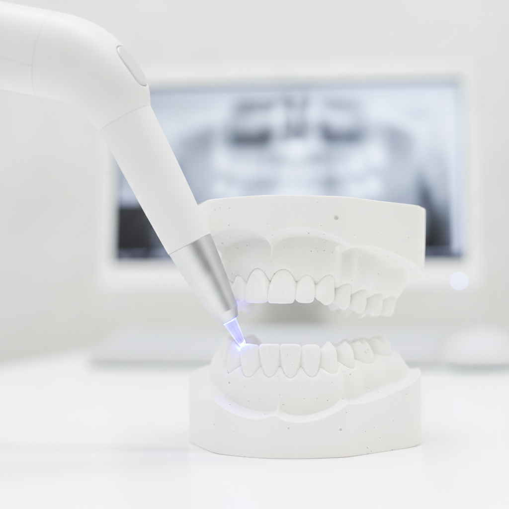 Technologische precisie in cosmetische tandheelkunde Cosmetische Tandheelkunde Duur door geavanceerde technologieën zoals digitale scanners en 3D-modellering voor perfecte resultaten.